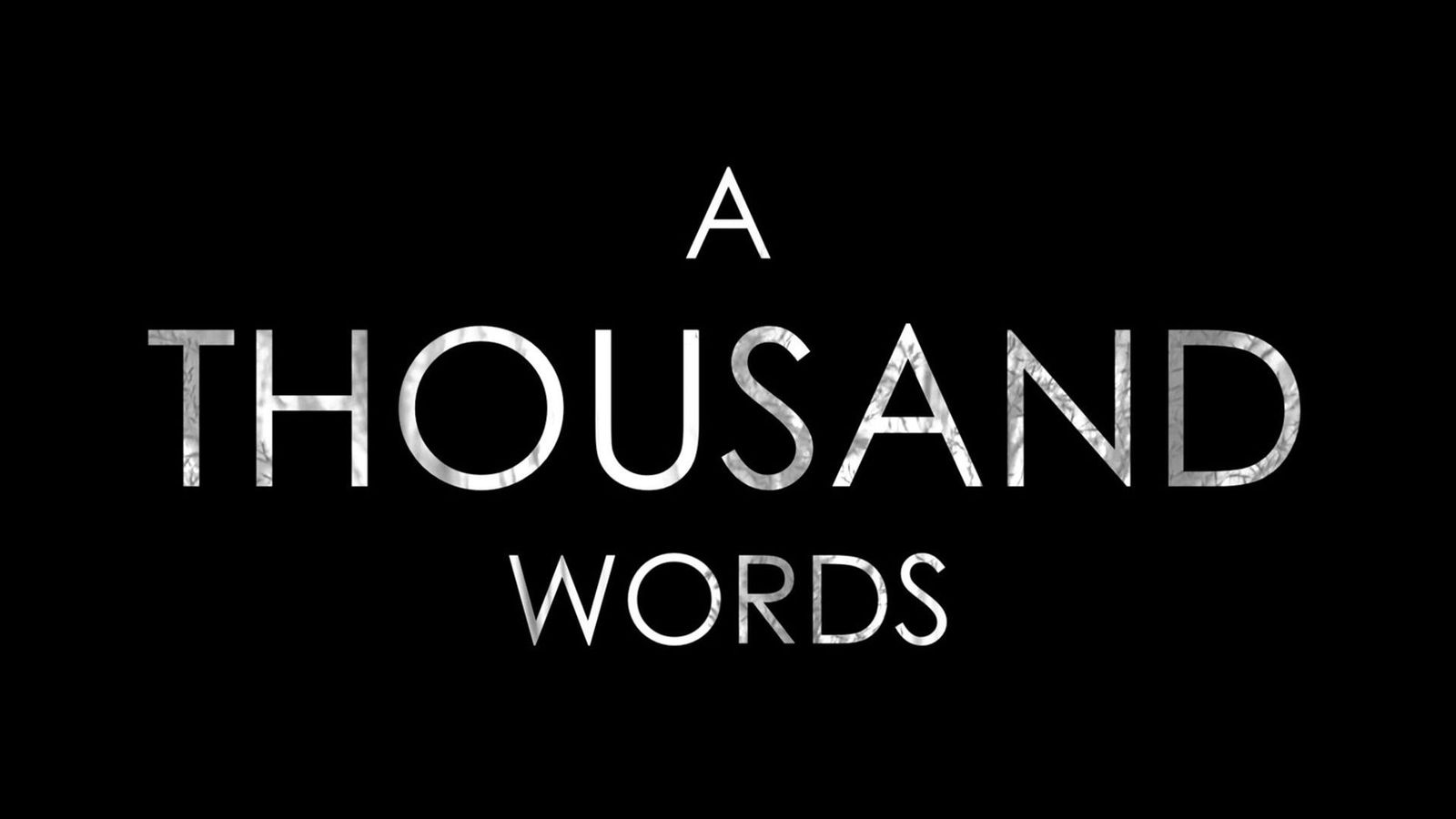 A Thousand Words — key art